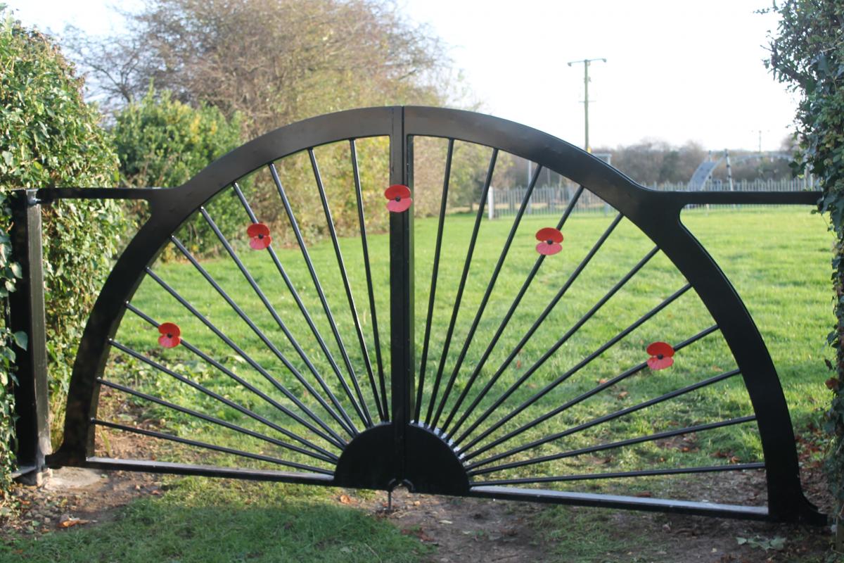 Playing field gates Playing field gates